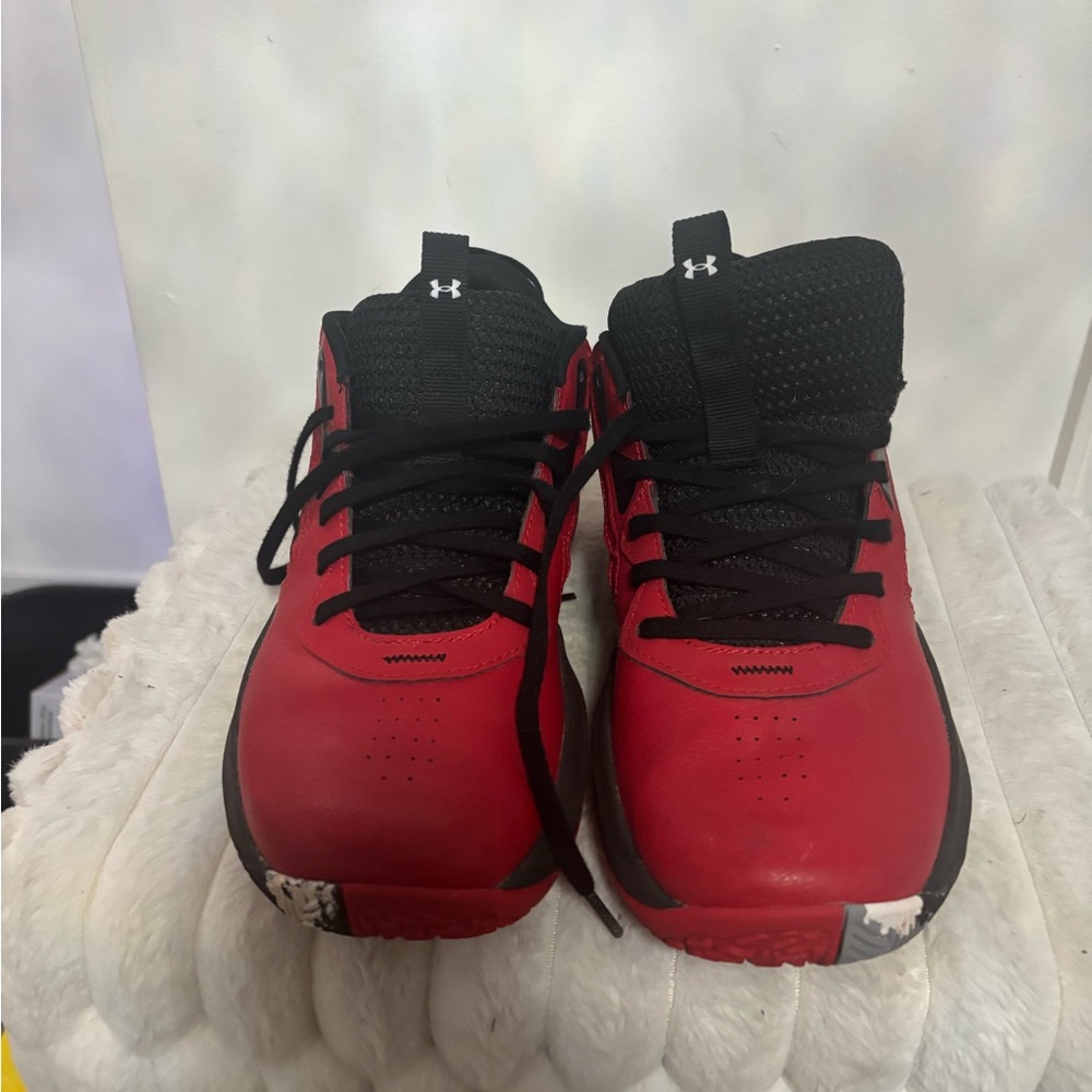 Under Armour Red and Black Athletic Shoes